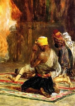 unknow artist Arab or Arabic people and life. Orientalism oil paintings  524